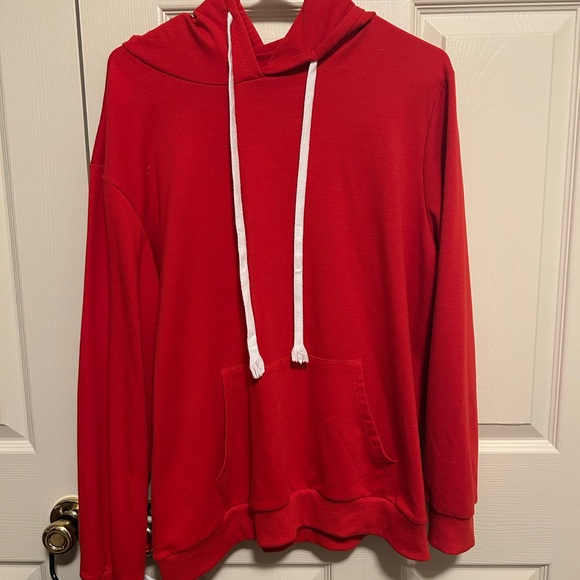 Red Hoodie Sweater - Picture 1 of 3
